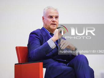 Paolo Zangrillo attends the Forza Italia Economic Day at Palazzo Lombardia in Milan, Italy, on October 5, 2024 (