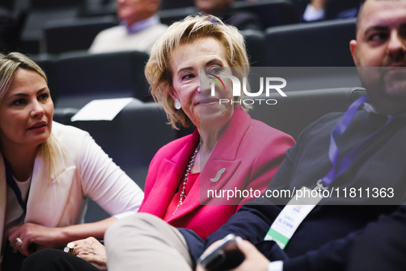 Letizia Moratti attends the Forza Italia Economic Day at Palazzo Lombardia in Milan, Italy, on October 5, 2024 