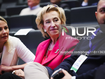 Letizia Moratti attends the Forza Italia Economic Day at Palazzo Lombardia in Milan, Italy, on October 5, 2024 (