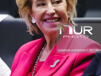 Letizia Moratti attends the Forza Italia Economic Day at Palazzo Lombardia in Milan, Italy, on October 5, 2024 (