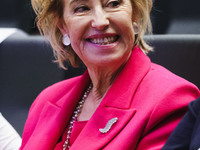 Letizia Moratti attends the Forza Italia Economic Day at Palazzo Lombardia in Milan, Italy, on October 5, 2024 (