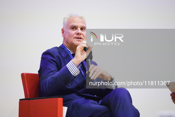 Paolo Zangrillo attends the Forza Italia Economic Day at Palazzo Lombardia in Milan, Italy, on October 5, 2024 