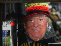 KRAKOW, POLAND - NOVEMBER 21:   
A mask representing U.S. President-elect Donald Trump displayed in a souvenir shop in Krakow's Old Town, on...