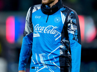 Khvicha Kvaratskhelia of SSC Napoli looks on during the serie Serie A Enilive match between SSC Napoli and AS Roma at Stadio Diego Armando M...