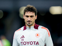 Mats Hummels of AS Roma looks on during the serie Serie A Enilive match between SSC Napoli and AS Roma at Stadio Diego Armando Maradona on N...