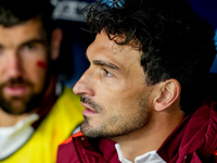 Mats Hummels of AS Roma looks on during the serie Serie A Enilive match between SSC Napoli and AS Roma at Stadio Diego Armando Maradona on N...