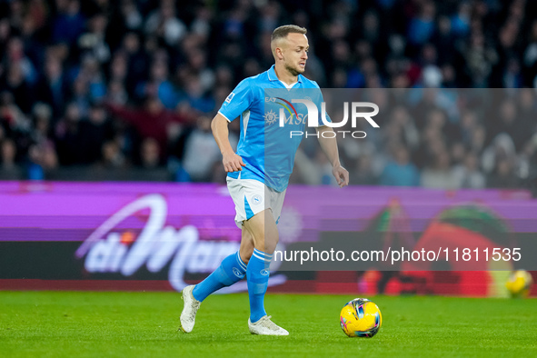 Stanislav Lobotka of SSC Napoli during the serie Serie A Enilive match between SSC Napoli and AS Roma at Stadio Diego Armando Maradona on No...