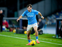 Khvicha Kvaratskhelia of SSC Napoli during the serie Serie A Enilive match between SSC Napoli and AS Roma at Stadio Diego Armando Maradona o...