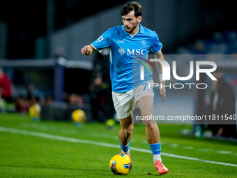 Khvicha Kvaratskhelia of SSC Napoli during the serie Serie A Enilive match between SSC Napoli and AS Roma at Stadio Diego Armando Maradona o...