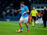 Khvicha Kvaratskhelia of SSC Napoli during the serie Serie A Enilive match between SSC Napoli and AS Roma at Stadio Diego Armando Maradona o...