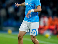 Khvicha Kvaratskhelia of SSC Napoli during the serie Serie A Enilive match between SSC Napoli and AS Roma at Stadio Diego Armando Maradona o...