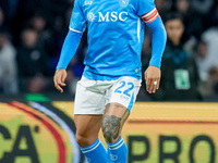 Giovanni Di Lorenzo of SSC Napoli during the serie Serie A Enilive match between SSC Napoli and AS Roma at Stadio Diego Armando Maradona on...