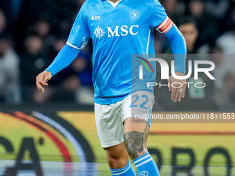 Giovanni Di Lorenzo of SSC Napoli during the serie Serie A Enilive match between SSC Napoli and AS Roma at Stadio Diego Armando Maradona on...