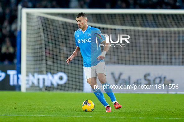 Alessandro Buongiorno of SSC Napoli during the serie Serie A Enilive match between SSC Napoli and AS Roma at Stadio Diego Armando Maradona o...