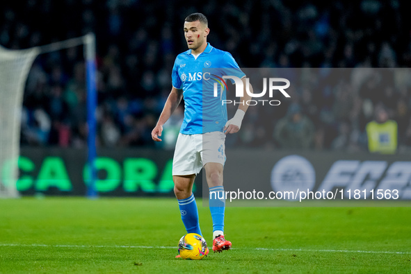 Alessandro Buongiorno of SSC Napoli during the serie Serie A Enilive match between SSC Napoli and AS Roma at Stadio Diego Armando Maradona o...