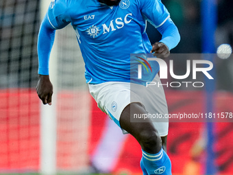 Romelu Lukaku of SSC Napoli during the serie Serie A Enilive match between SSC Napoli and AS Roma at Stadio Diego Armando Maradona on Novemb...