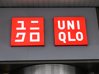 WARSAW, POLAND - NOVEMBER 19:   
The UNIQLO logo displayed at the entrance to a retail store, on November 19, 2024 in Warsaw, Poland. (