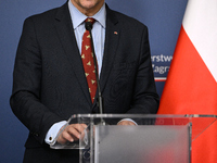 Polish FM Radoslaw Sikorski is seen at the Ministry of Foreign Affairs in Warsaw, Poland on 26 November, 2024. (