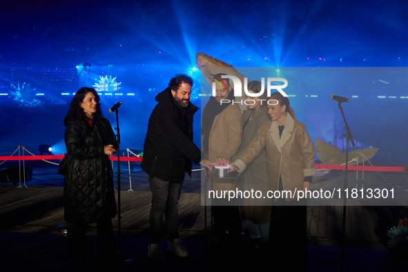 The Inauguration Ceremony of Naturaleza Encendida takes place in Madrid, Spain, on November 26, 2024. 