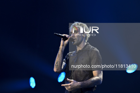 Mr. Rain performs during the TOUR 2024 at the Palazzo dello Sport in Rome, Italy, on November 26, 2024. 