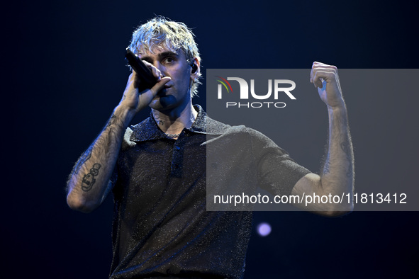 Mr. Rain performs during the TOUR 2024 at the Palazzo dello Sport in Rome, Italy, on November 26, 2024. 