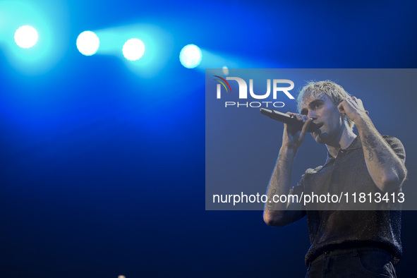 Mr. Rain performs during the TOUR 2024 at the Palazzo dello Sport in Rome, Italy, on November 26, 2024. 