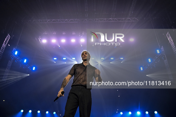 Mr. Rain performs during the TOUR 2024 at the Palazzo dello Sport in Rome, Italy, on November 26, 2024. 