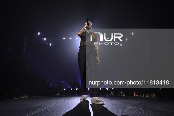 Mr. Rain performs during the TOUR 2024 at the Palazzo dello Sport in Rome, Italy, on November 26, 2024. 