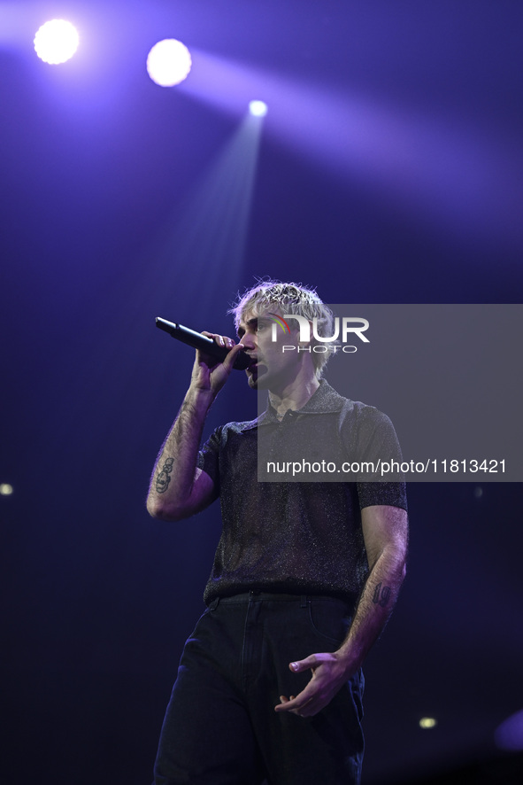 Mr. Rain performs during the TOUR 2024 at the Palazzo dello Sport in Rome, Italy, on November 26, 2024. 