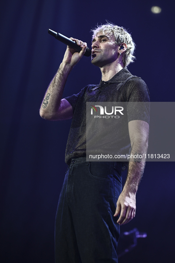 Mr. Rain performs during the TOUR 2024 at the Palazzo dello Sport in Rome, Italy, on November 26, 2024. 