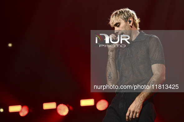 Mr. Rain performs during the TOUR 2024 at the Palazzo dello Sport in Rome, Italy, on November 26, 2024. 