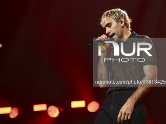 Mr. Rain performs during the TOUR 2024 at the Palazzo dello Sport in Rome, Italy, on November 26, 2024. (