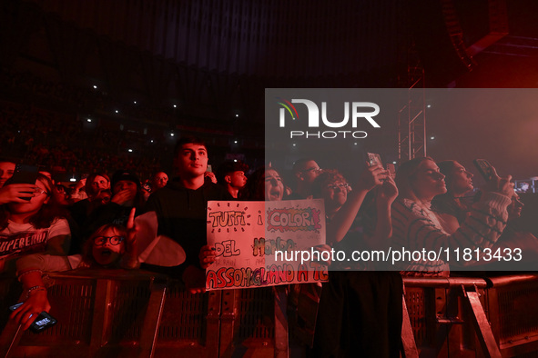 Mr. Rain performs during the TOUR 2024 at the Palazzo dello Sport in Rome, Italy, on November 26, 2024. 