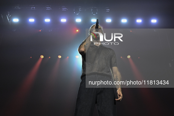 Mr. Rain performs during the TOUR 2024 at the Palazzo dello Sport in Rome, Italy, on November 26, 2024. 