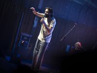 Portuguese singer-songwriter Salvador Sobral performs in the Sugia room at Casa da Musica in Porto, Portugal, on November 26, 2024. (