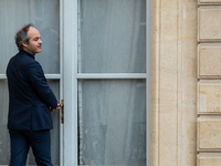 Elysee Director of Communication Jonathan Guemas exits the Council of Ministers in Paris, France, on November 27, 2024. (