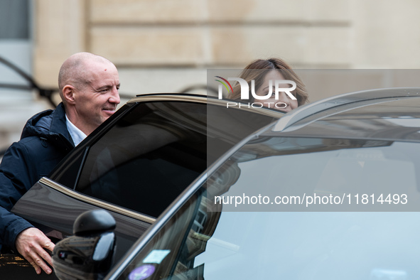 Maud Bregeon serves as the Minister Delegate of the Premier and government spokesperson at the Elysee Palace for the Council of Ministers in...