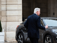 Prime Minister Michel Barnier is at the Elysee Palace for the Council of Ministers in Paris, France, on November 27, 2024. (