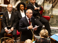 Paul Cristophe, Minister for Solidarity, Autonomy and Equality between Women and Men, speaks during the questions to the French government a...