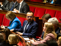 Yannick Neuder, deputy of the Droite et Republicaine group, is seen during the questions to the French government session at the National As...