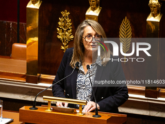 In Paris, France, on November 26, 2024, Sophie Primas, Minister Delegate to the Minister of Europe and Foreign Affairs, responsible for Fore...