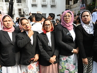 Lawyers Of The Supreme Court Stage A Protest Demanded The Arrest Of Those Involved In The Brutal Killing Of Advocate Saiful Islam Alif In Ch...