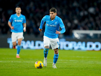 Mathias Olivera of SSC Napoli during the serie Serie A Enilive match between SSC Napoli and AS Roma at Stadio Diego Armando Maradona on Nove...