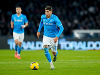 Mathias Olivera of SSC Napoli during the serie Serie A Enilive match between SSC Napoli and AS Roma at Stadio Diego Armando Maradona on Nove...