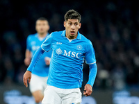 Mathias Olivera of SSC Napoli during the serie Serie A Enilive match between SSC Napoli and AS Roma at Stadio Diego Armando Maradona on Nove...