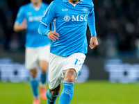 Mathias Olivera of SSC Napoli during the serie Serie A Enilive match between SSC Napoli and AS Roma at Stadio Diego Armando Maradona on Nove...