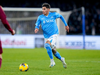 Mathias Olivera of SSC Napoli during the serie Serie A Enilive match between SSC Napoli and AS Roma at Stadio Diego Armando Maradona on Nove...