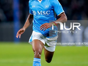 David Neres of SSC Napoli during the serie Serie A Enilive match between SSC Napoli and AS Roma at Stadio Diego Armando Maradona on November...