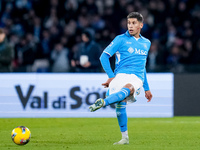 Mathias Olivera of SSC Napoli during the serie Serie A Enilive match between SSC Napoli and AS Roma at Stadio Diego Armando Maradona on Nove...