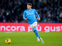 Mathias Olivera of SSC Napoli during the serie Serie A Enilive match between SSC Napoli and AS Roma at Stadio Diego Armando Maradona on Nove...